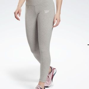 Reebok Identity Grey Cotton Leggings